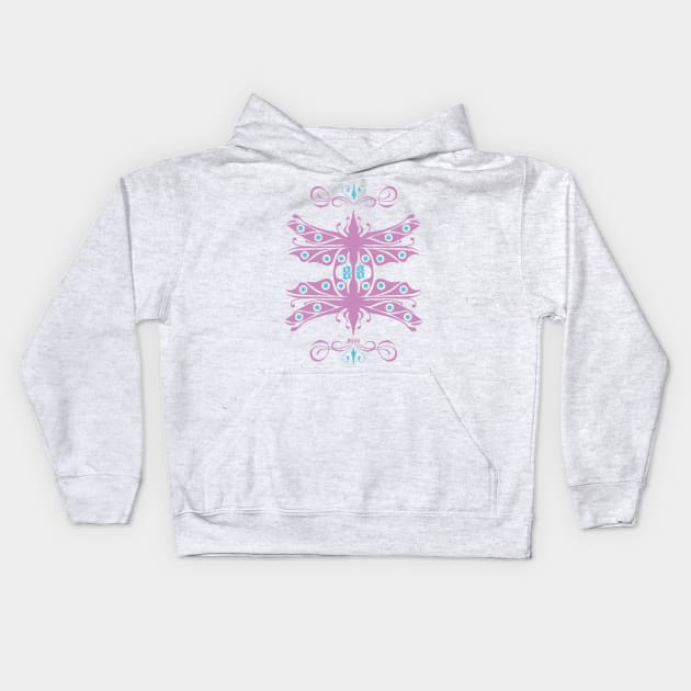 Dragonfly mating Kids Hoodie by Dugleidy Santos